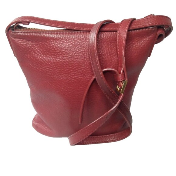 Max Mara Intrend Red Leather Crossbody Bag - Picture 5 of 10